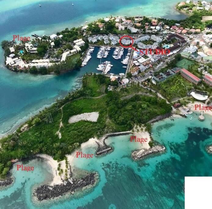 Studio Ideal Couple, A 200M De Tres Belles Plages Pointe Du Bout! Lazaret Exterior photo